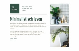 HTML-Site Voor Scandinavisch Design