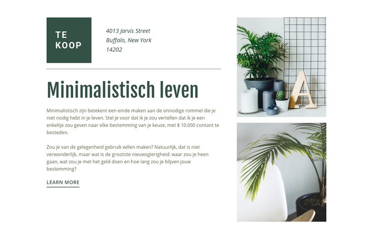 Scandinavisch design WordPress-thema