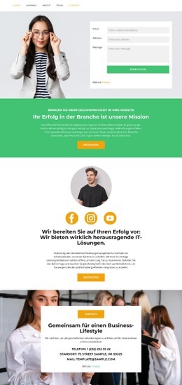 Plattformadresse - HTML5-Responsive Vorlage