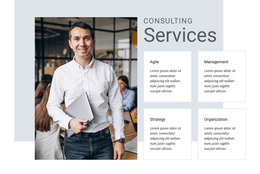 Leadership, Management, And Team Building - HTML Web Template