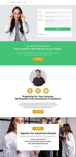 Platfom Address - HTML5 Responsive Template