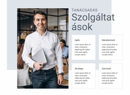 Vezetés, Menedzsment És Csapatépítés - HTML Websablon
