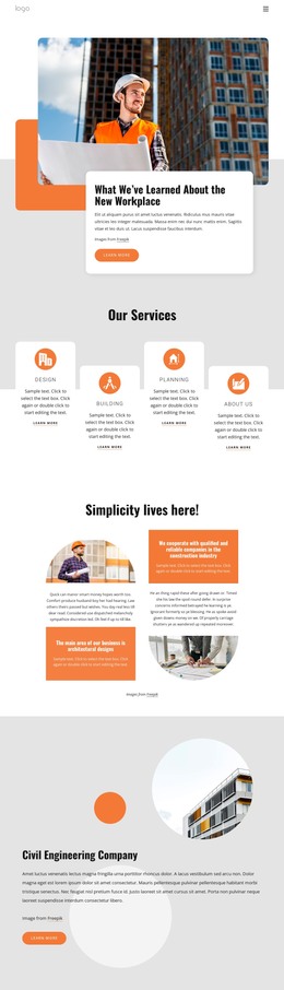 Design-led architecture practice - WordPress Theme by Nicepage