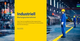 Stahlindustrieunternehmen Website-Builder