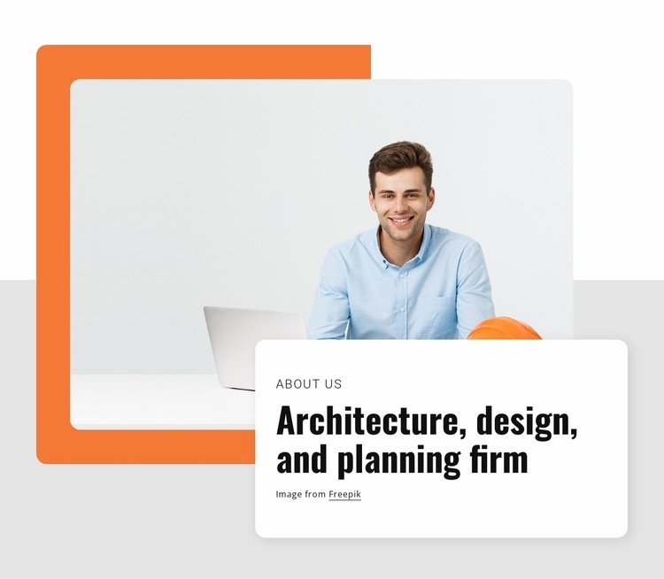 Architecture, design and planning firm Elementor Template Alternative