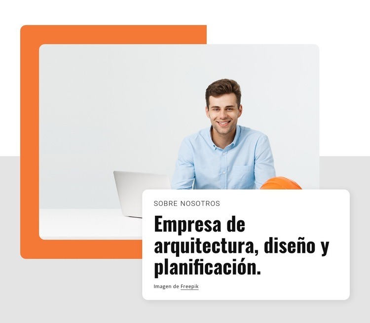 Empresa de arquitectura, diseño y urbanismo Plantillas de creación de sitios web