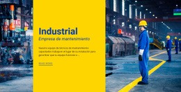 Empresa Industrial Siderúrgica: Maqueta De Sitio Web Sencilla