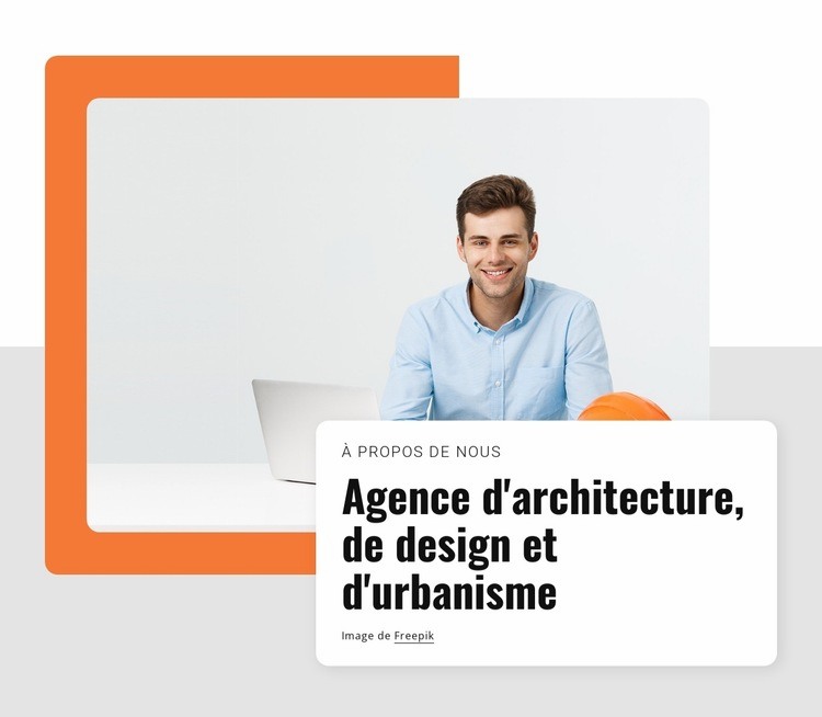 Agence d'architecture, de design et d'urbanisme Modèle HTML5