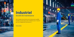 Entreprise Industrielle Sidérurgique : Modèle De Site Web Simple