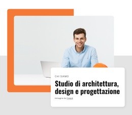Studio Di Architettura, Design E Progettazione - Tema Di Una Pagina