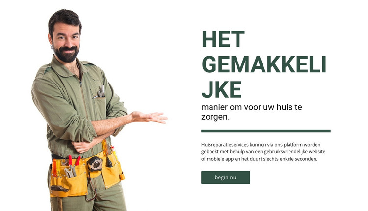 Home onderhoudstips HTML-sjabloon