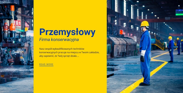 Przedsiębiorstwo przemysłu stalowego Szablony do tworzenia witryn internetowych