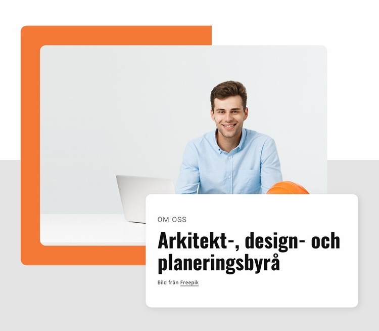 Arkitektur, design och planeringsbyrå Hemsidedesign