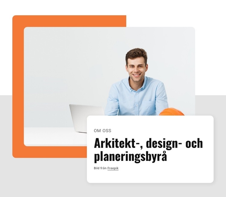 Arkitektur, design och planeringsbyrå HTML-mall