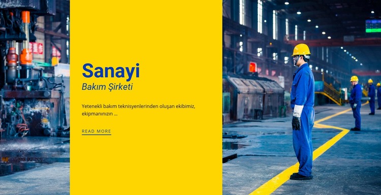 Çelik sanayi şirketi HTML5 Şablonu