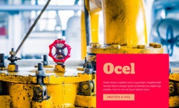 Průmyslová Ocel – Přizpůsobitelné Profesionální Téma WordPress