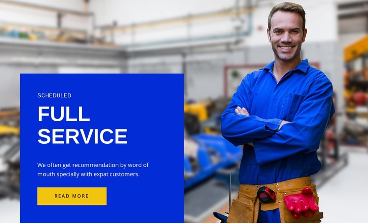 Full service  CSS Template