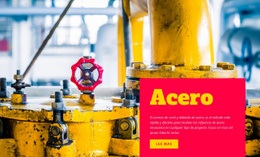 Diseñador De Sitios Web Para Acero Industrial