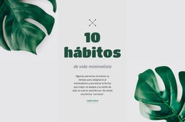 Reduzca Su Huella De Carbono - Plantilla Totalmente Responsiva