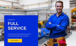 Full Service - Single Page HTML5 Template