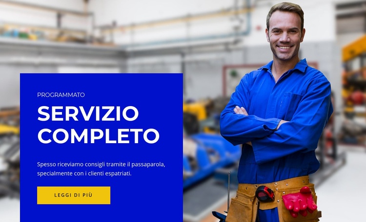 Servizio completo Costruttore di siti web HTML