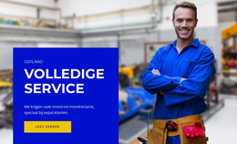 Volledige Service - HTML-Paginasjabloon