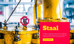 Industrieel Staal - HTML-Sjabloon Downloaden