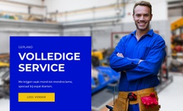 Volledige Service - HTML5-Sjabloon Voor Één Pagina