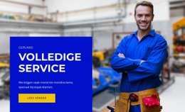 Volledige Service - Gebruiksvriendelijke Websitebouwer