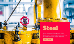 Industrial Steel Bootstrap HTML