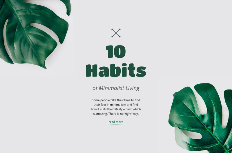 Reduce your carbon footprint Squarespace Template Alternative