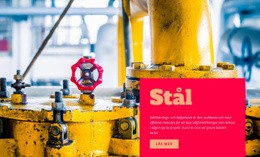 Industriellt Stål - Gratis Webbplatsmall