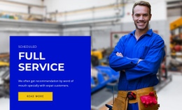 Full Service - HTML Template Download