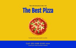 Restaurant Pizza Delivery CSS Template
