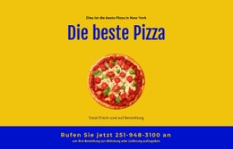 Restaurant Pizza Lieferung