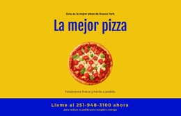 Entrega De Pizza En Restaurante - HTML Website Builder