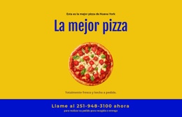 Entrega De Pizza En Restaurante - Plantillas De Sitios Web