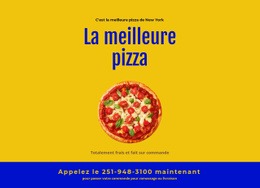 Livraison De Pizza Au Restaurant - Conception De Site Web Simple