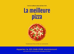 Livraison De Pizza Au Restaurant Modèle CSS