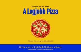 Étterem Pizza Kiszállítás - HTML-Sablon Letöltése