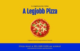 Étterem Pizza Kiszállítás - Webhelysablonok