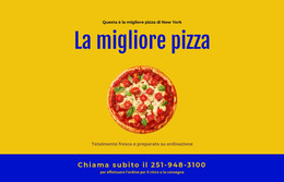 Consegna Pizza Al Ristorante - Modello Web HTML