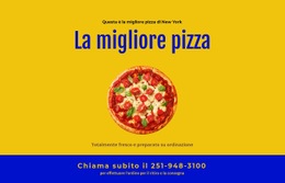 Consegna Pizza Al Ristorante: Modello HTML5, Reattivo, Gratuito