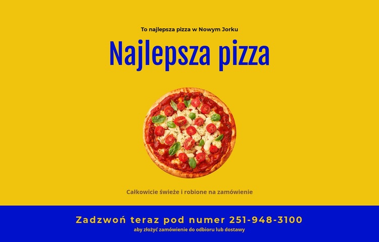 Dostawa pizzy do restauracji Wstęp