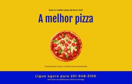 Delivery De Pizza Em Restaurante Temas De Wordpress De Negócios