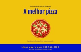 Delivery De Pizza Em Restaurante - Melhor Página De Destino
