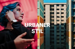 Urbaner Stil – Moderne HTML5-Vorlage