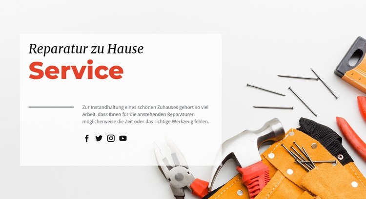 Reparaturservice für Hausbesitzer WordPress-Theme