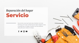 Servicios De Reparación Para Propietarios De Viviendas: Plantilla De Sitio Web Joomla Gratuita