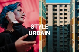 Style Urbain - Modèle HTML5 Moderne